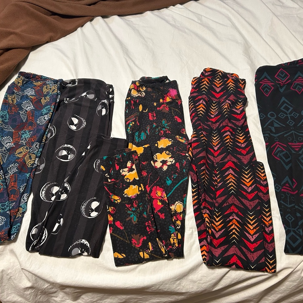 5 Lularoe leggings